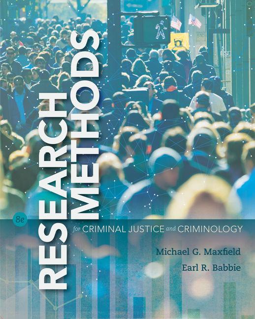 Cover of Research Methods for Criminal Justice and Criminology