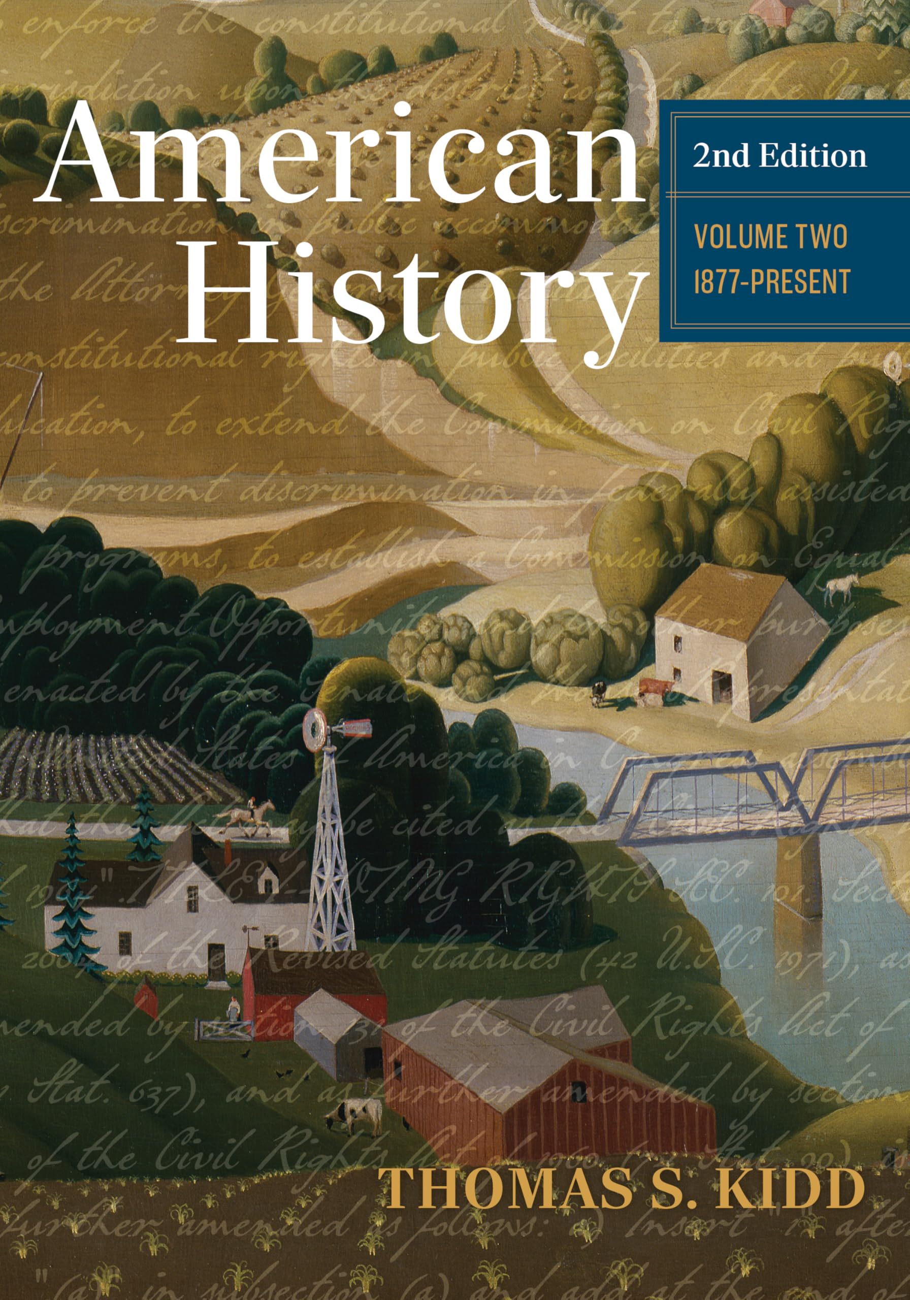 Cover of American History, Volume 2, 2nd Edition: 1877 - Present