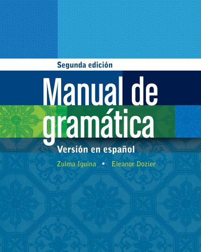 Cover of Manual de gramática: En espanol