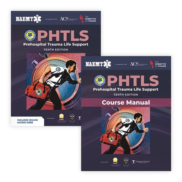 Cover of Phtls: Prehospital Trauma Life Support (Print) with Course Manual (Print): .