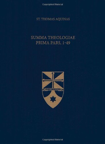 Cover of Summa Theologiae Prima Pars, 1-49