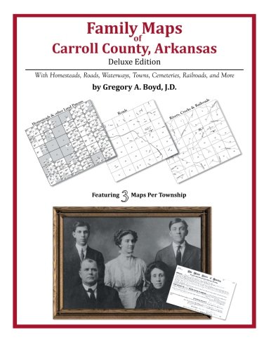 Cover of Family Maps of Carroll County, Arkansas