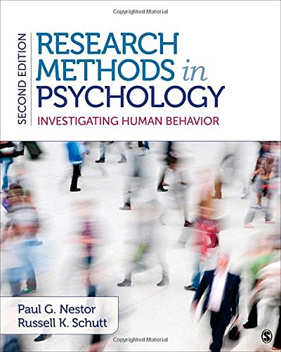 Cover of Research Methods in Psychology: Investigating Human Behavior