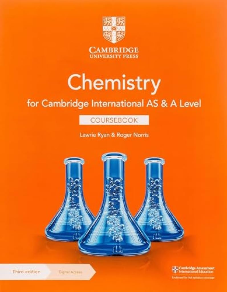 Cover of Cambridge International AS & A Level Chemistry Coursebook with Digital Access (2 Years)