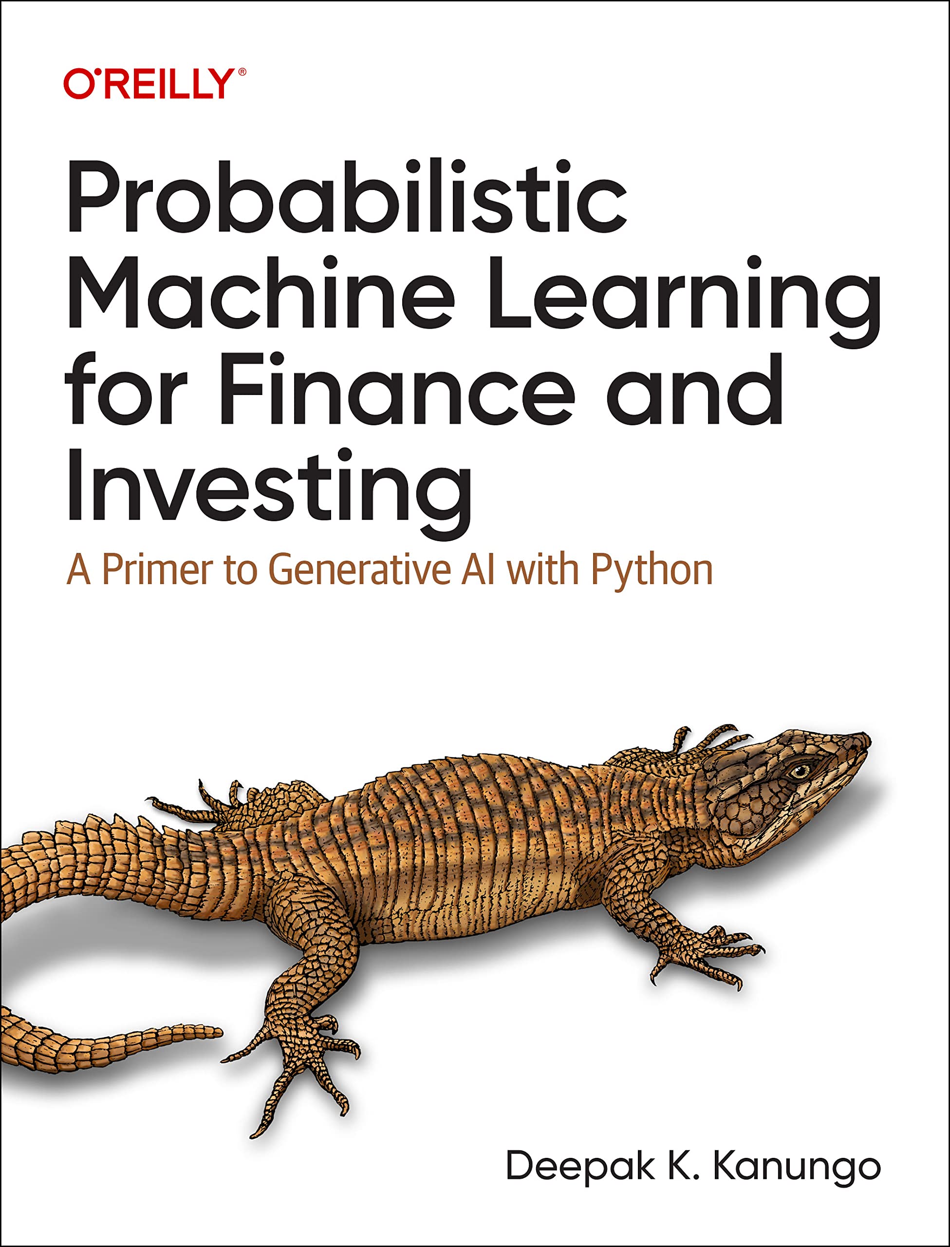 Cover of Probabilistic Machine Learning for Finance and Investing: A Primer to Generative AI with Python