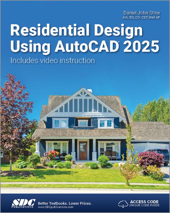 Cover of Residential Design Using AutoCAD 2025