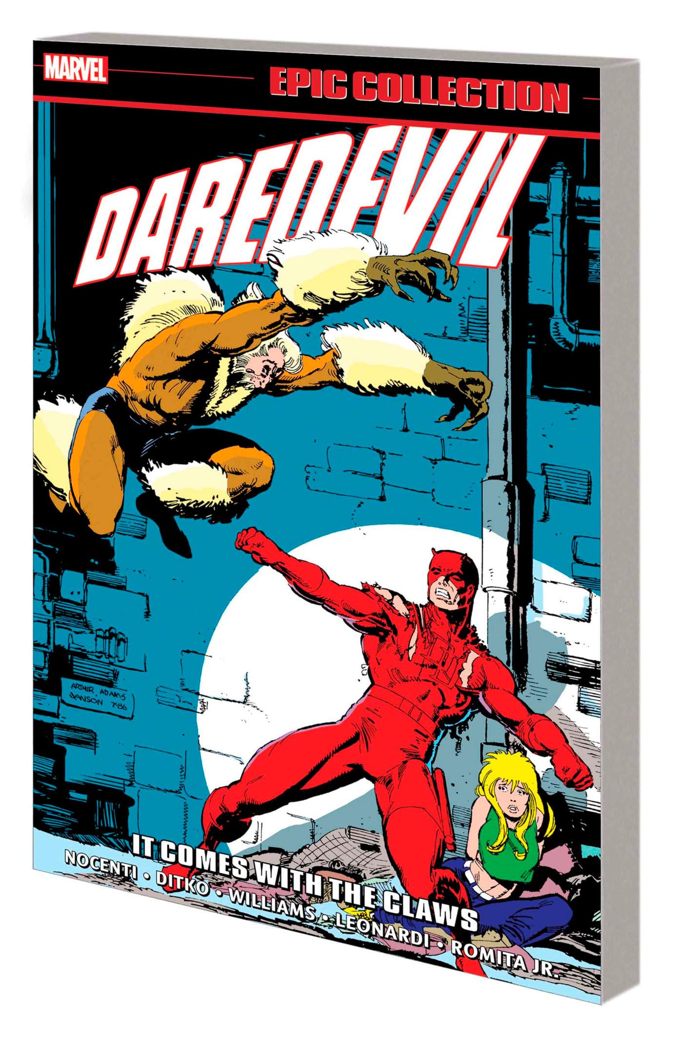 Cover of Daredevil Epic Collection: It Comes With The Claws