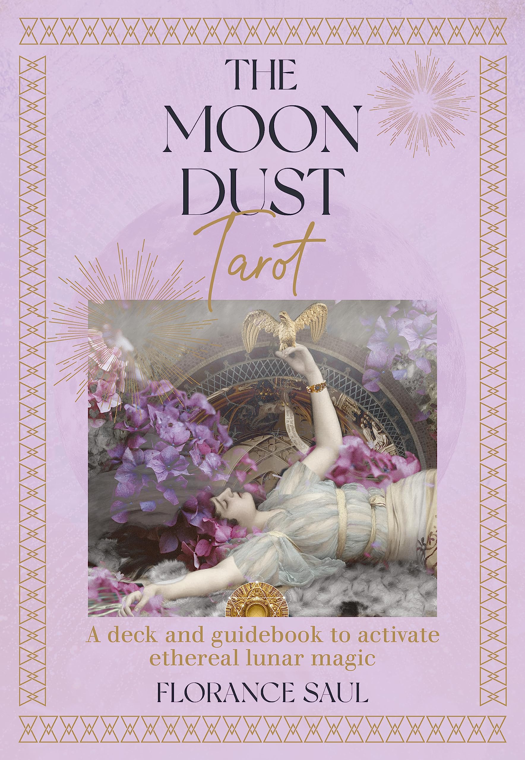 Cover of The Moon Dust Tarot: A deck and guidebook to activate ethereal lunar magic