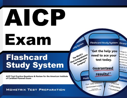Cover of AICP Exam Flashcard Study System: AICP Test Practice Questions & Review for the American Institute of Certified Planners Exam (Cards)
