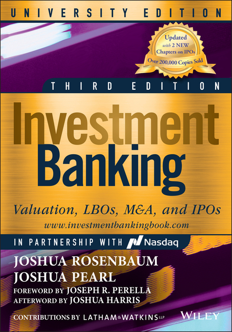 Cover of Investment Banking: Valuation, Lbos, M&a, and Ipos, University Edition
