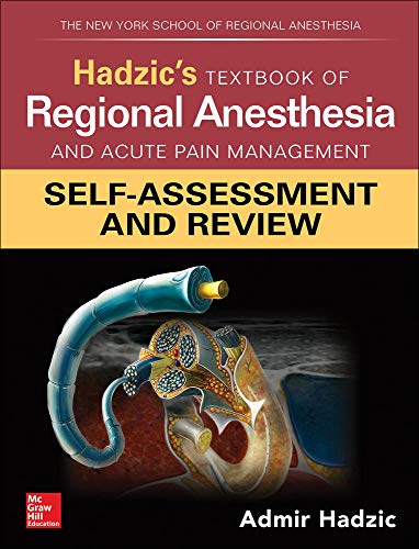 Cover of Hadzic's Textbook of Regional Anesthesia and Acute Pain Management: Self-Assessment and Review