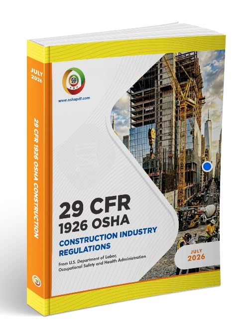 Cover of OSHA 1926 Construction Industry Regulations July 2026