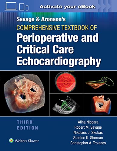 Cover of Savage & Aronson's Comprehensive Textbook of Perioperative and Critical Care Echocardiography: Print + eBook with Multimedia
