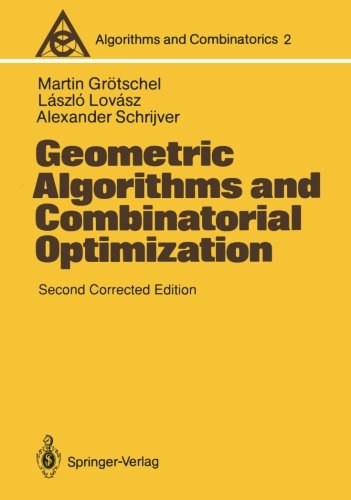 Cover of Geometric Algorithms and Combinatorial Optimization (Algorithms and Combinatorics)