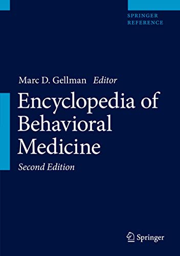 Cover of Encyclopedia of Behavioral Medicine (2020)