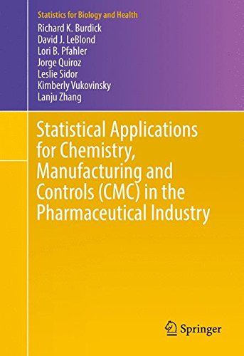 Cover of Statistical Applications for Chemistry, Manufacturing and Controls (CMC) in the Pharmaceutical Industry (Statistics for Biology and Health)
