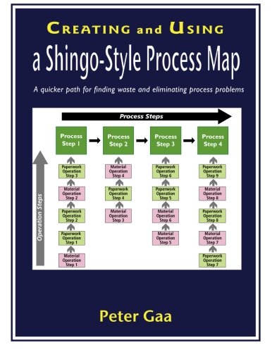 Cover of Creating and Using a Shingo-Style Process Map: A quicker path for finding waste and eliminating process problems