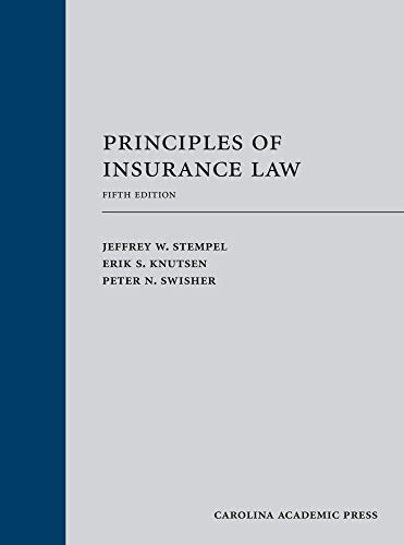 Cover of Principles of Insurance Law, Fifth Edition