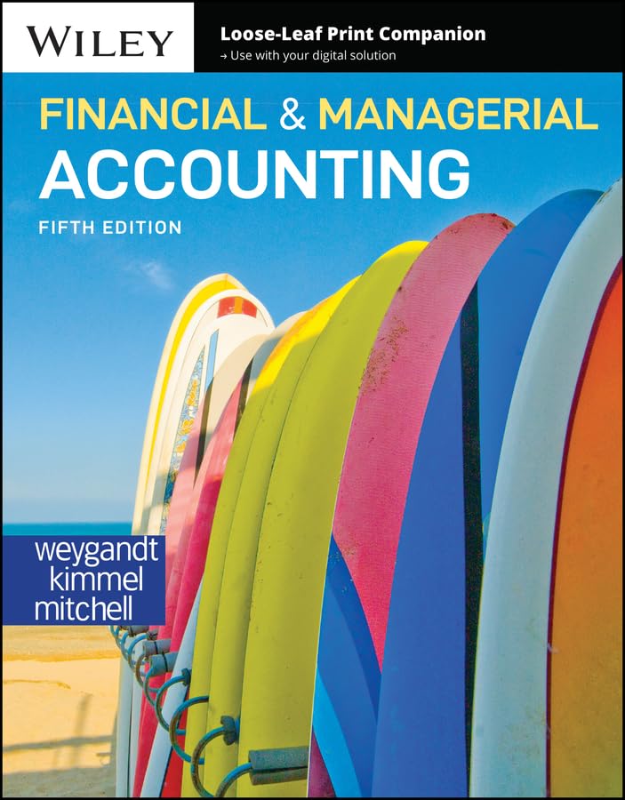 Cover of Financial and Managerial Accounting