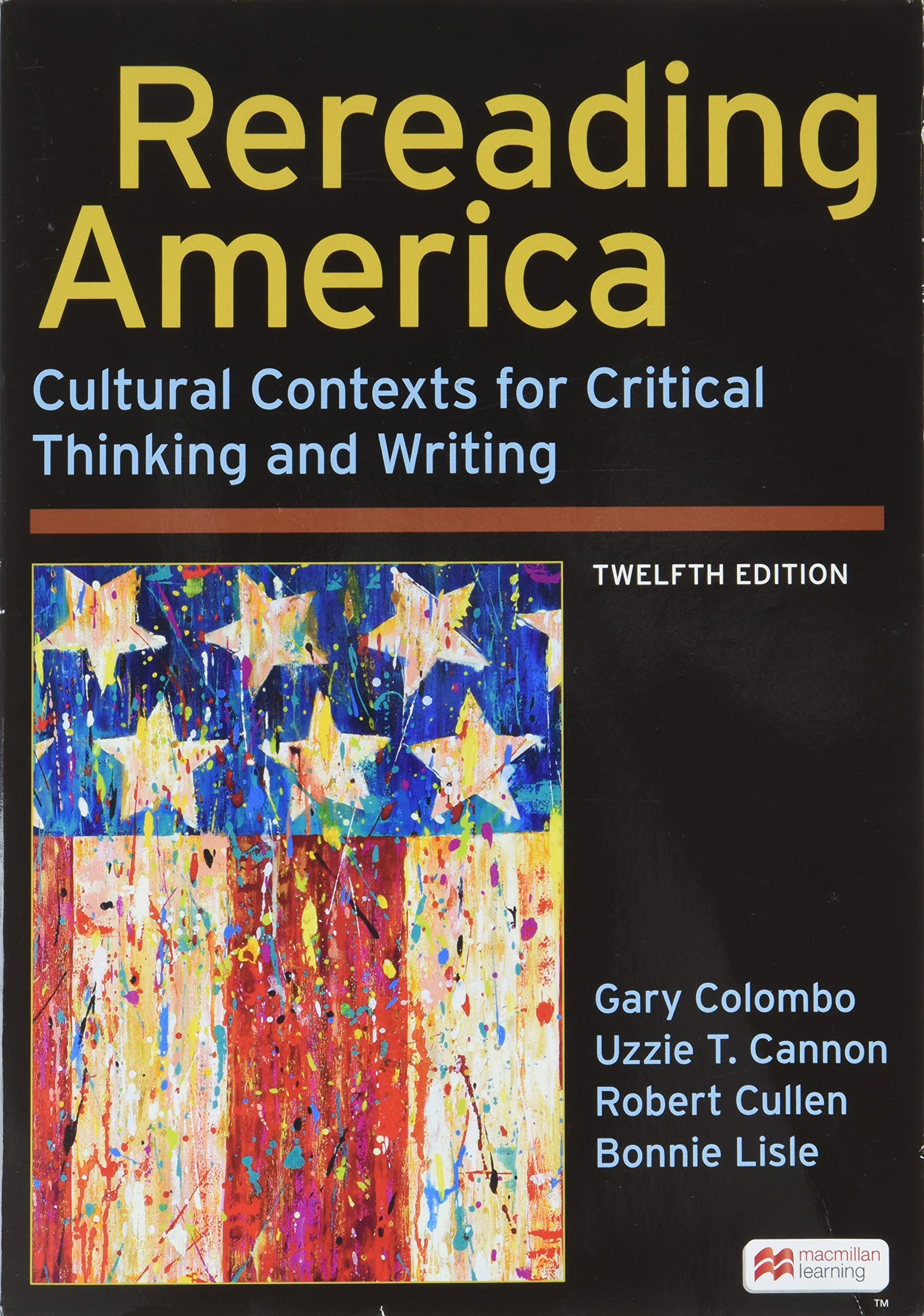 Cover of Rereading America: Cultural Contexts for Critical Thinking and Writing