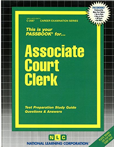 Cover of Associate Court Clerk(Passbooks)