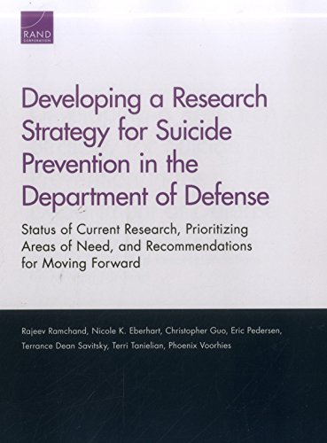 Cover of Developing a Research Strategy for Suicide Prevention in the Department of Defense: Status of Current Research, Prioritizing Areas of Need, and Recommendations for Moving Forward