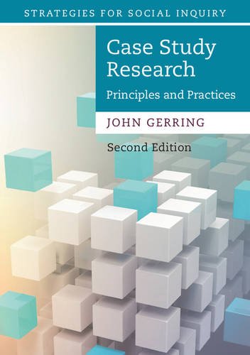 Cover of Case Study Research: Principles and Practices (Strategies for Social Inquiry)