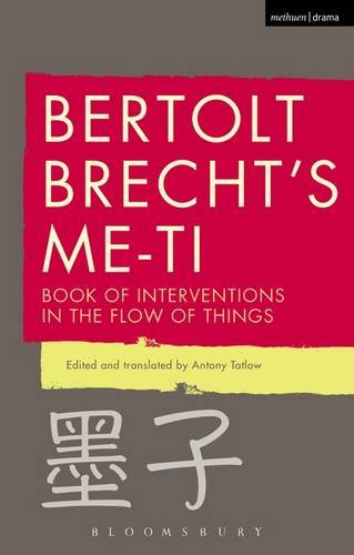 Cover of Bertolt Brecht's Me-ti: Book of Interventions in the Flow of Things