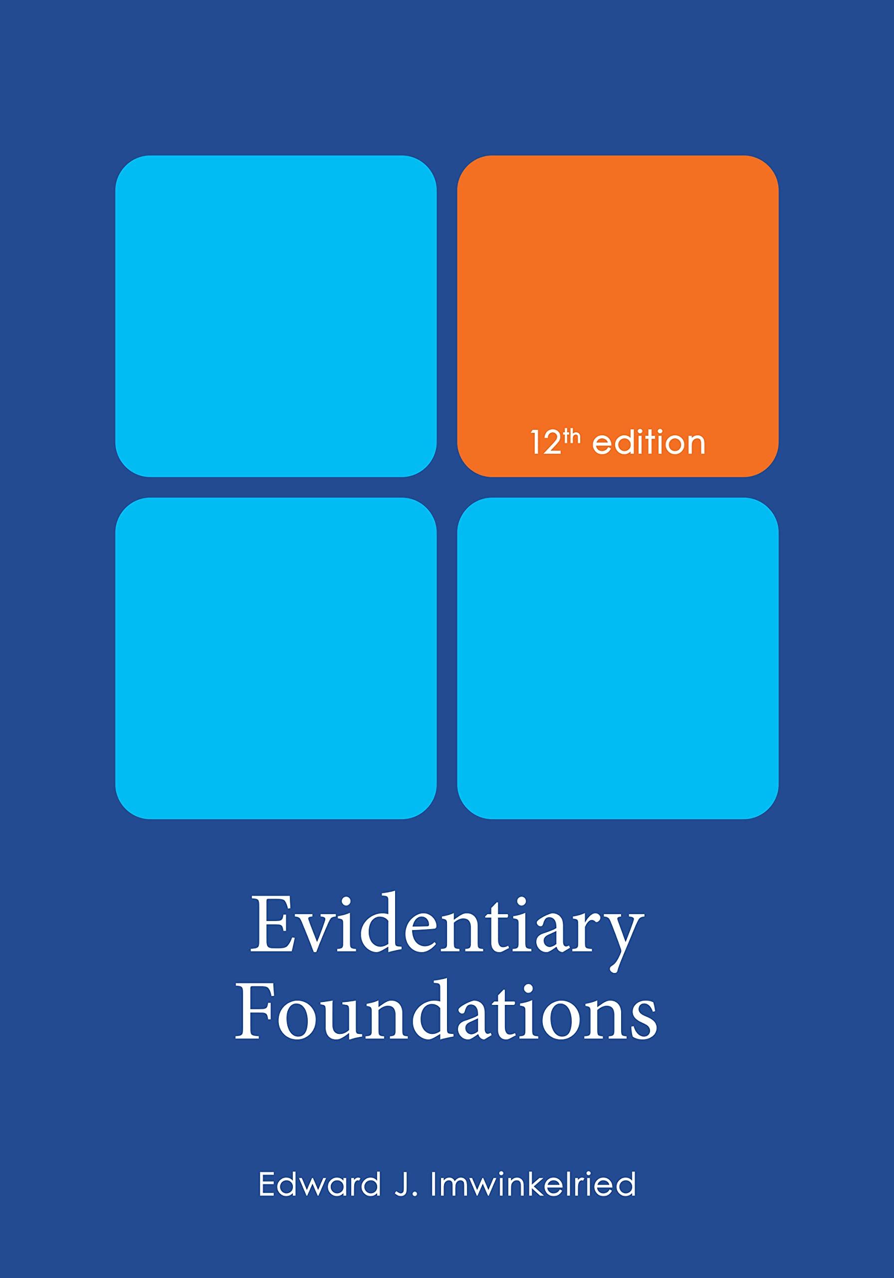 Cover of Evidentiary Foundations