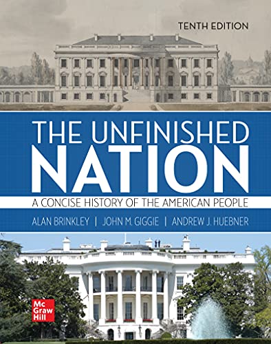 Cover of The Unfinished Nation: A Concise History of the American People Volume 1