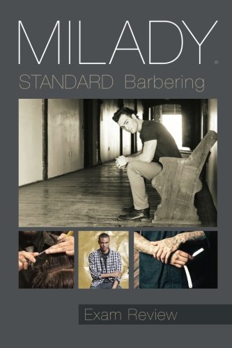 Cover of Exam Review for Milady Standard Barbering