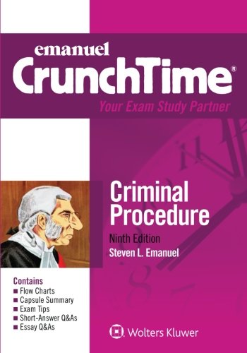 Cover of Emanuel CrunchTime for Criminal Procedure