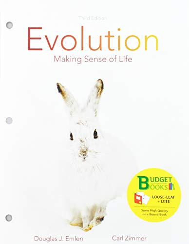 Cover of Loose-Leaf Version for Evolution: Making Sense of Life