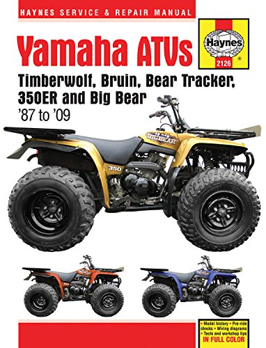Cover of Yamaha Atvs Timberwolf, Bruin, Bear Tracker, 350er and Big Bear 1987 - 2009