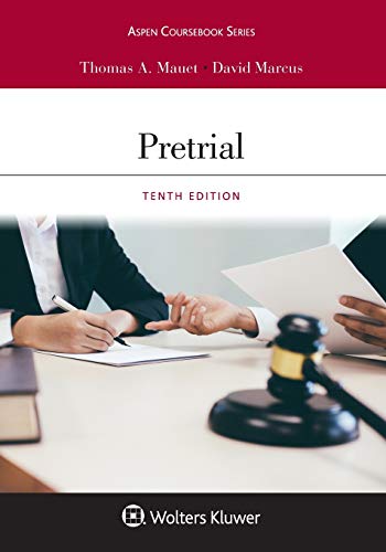 Cover of Pretrial (Aspen Coursebook Series)