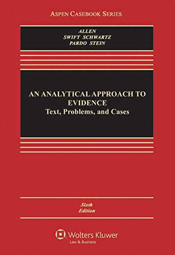 Cover of An Analytical Approach To Evidence: Text, Problems and Cases