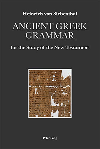Cover of Ancient Greek Grammar for the Study of the New Testament