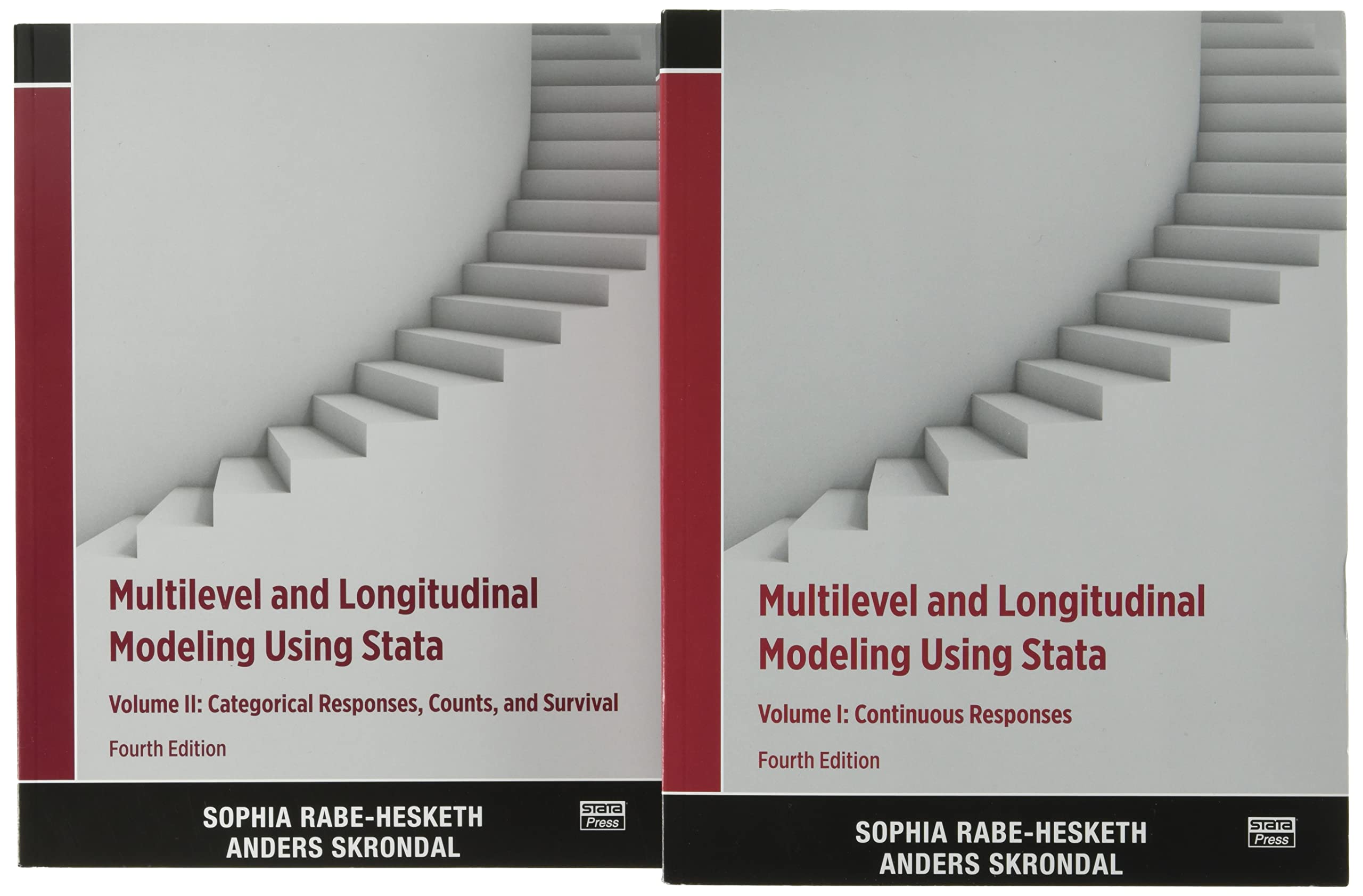 Cover of Multilevel and Longitudinal Modeling Using Stata, Volumes I and II