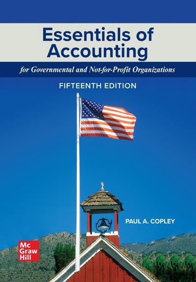 Cover of Loose Leaf for Essentials of Accounting for Governmental and Not-For-Profit Organizations