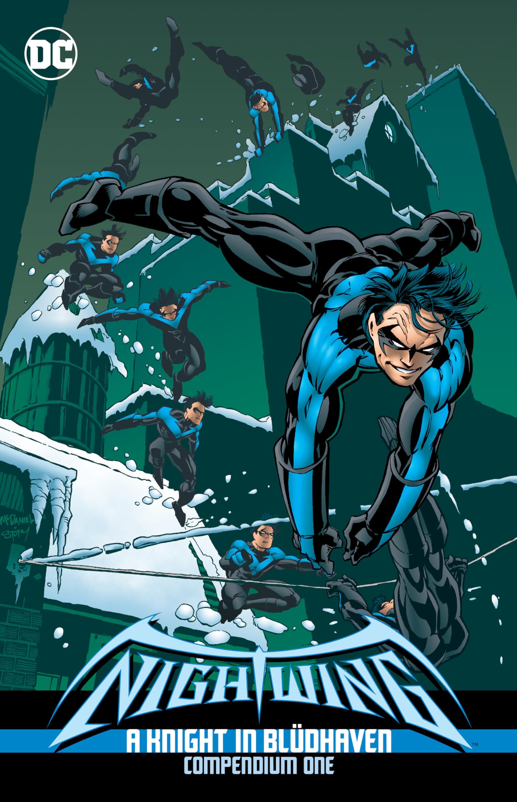 Cover of Nightwing: A Knight in Bludhaven Compendium Book One