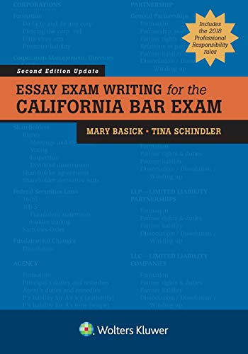 Cover of Essay Exam Writing for the California Bar Exam (Bar Review)