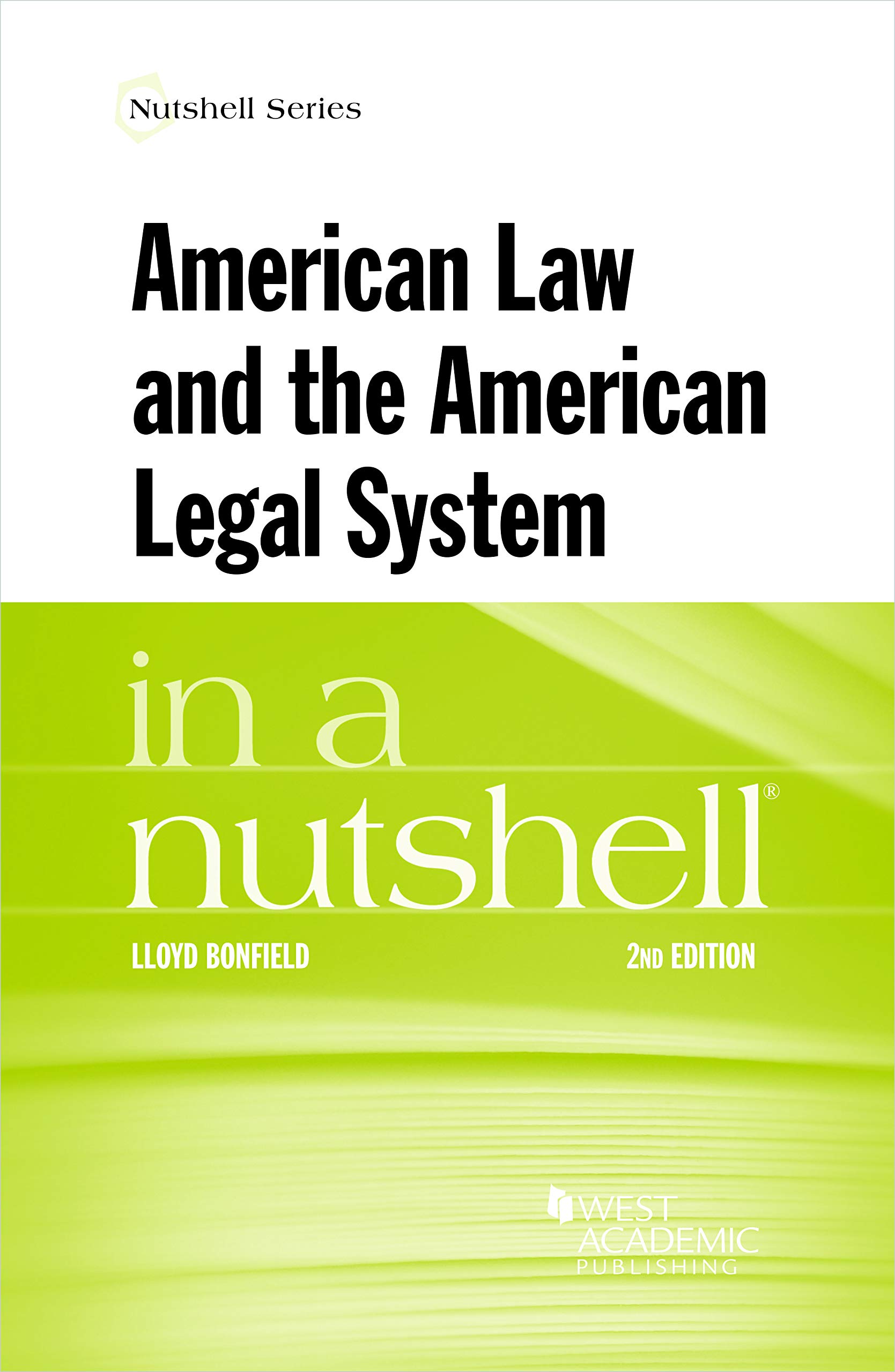 Cover of American Law and the American Legal System in a Nutshell