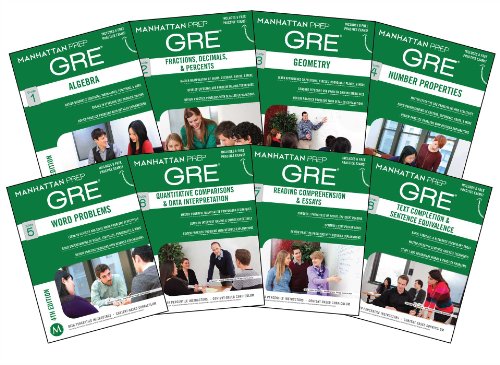 Cover of Manhattan Prep GRE Set of 8 Strategy Guides