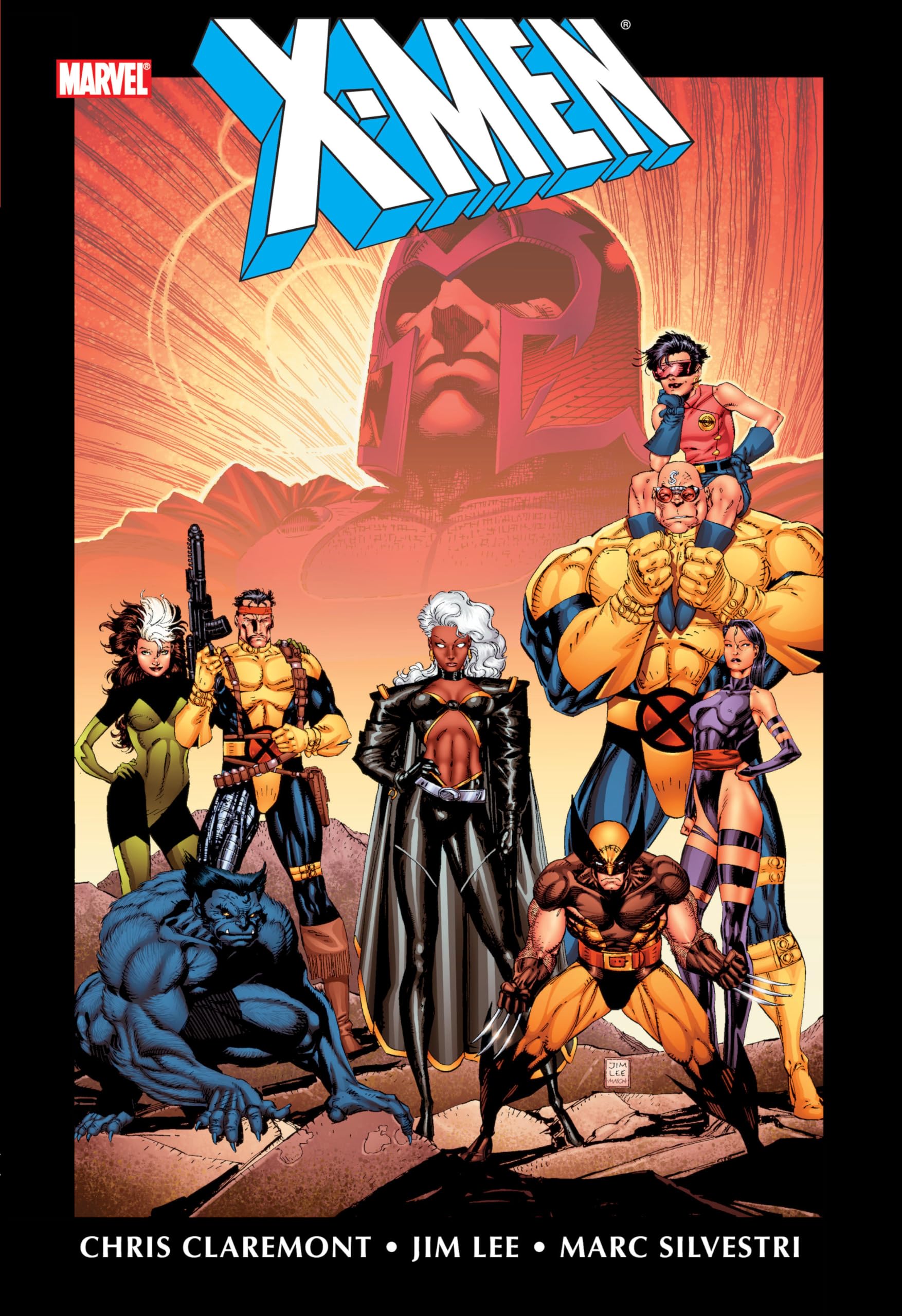 Cover of X-Men by Chris Claremont & Jim Lee Omnibus Vol. 1 (X-Men Omnibus)