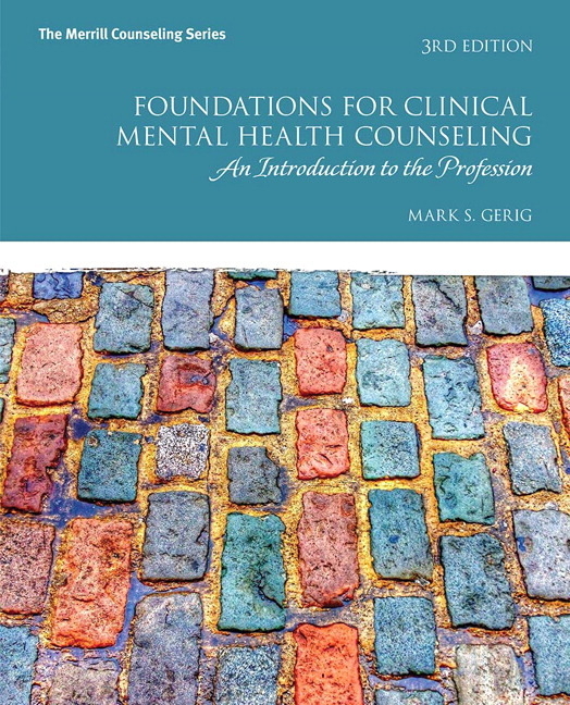 Cover of Foundations for Clinical Mental Health Counseling: An Introduction to the Profession