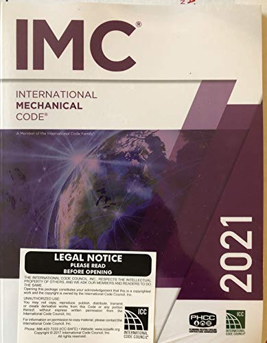 Cover of 2021 International Mechanical Code