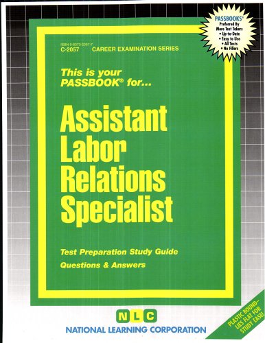 Cover of Assistant Labor Relations Specialist(Passbooks) (Career Exam Ser, C-2057)