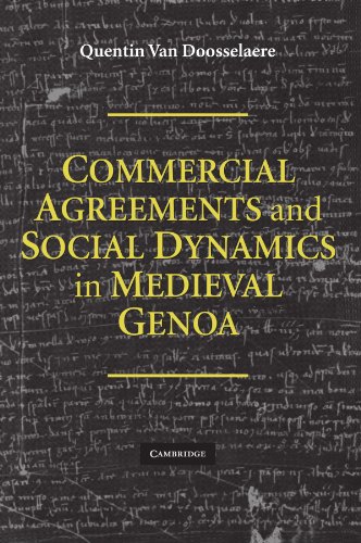 Cover of Commercial Agreements and Social Dynamics in Medieval Genoa