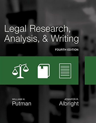 Cover of Legal Research Analysis & Writing