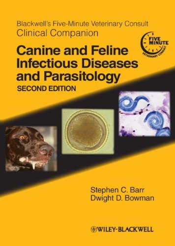 Cover of Blackwell's Five-Minute Veterinary Consult Clinical Companion: Canine and Feline Infectious Diseases and Parasitology